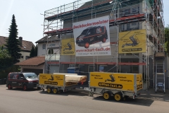 keine Parkplatzsperrungen/Gebühren wie beim Container