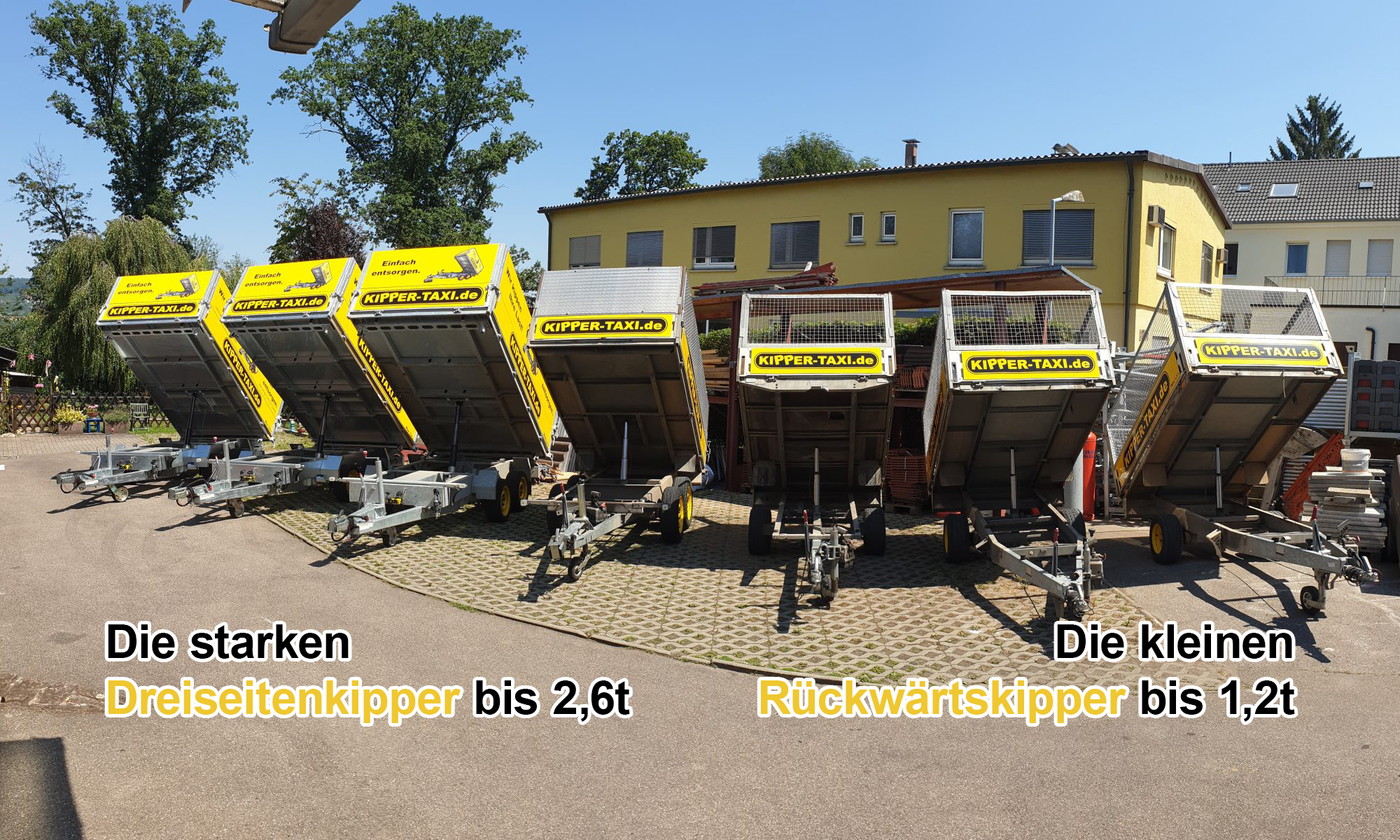 Alle Mietkipper von Kipper Taxi
